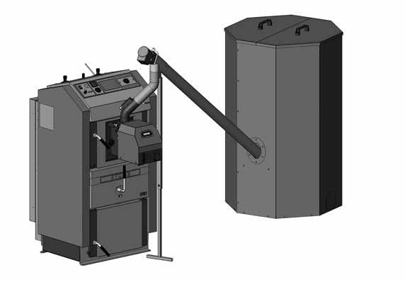 1. Účel použití Teplovodní kotle ATMOS s úpravou pro zabudování hořáku do vrchních dvířek zplynovacího kotle jsou určeny pro komfortní vytápění rodinných domů, chalup a ostatních objektů peletami.