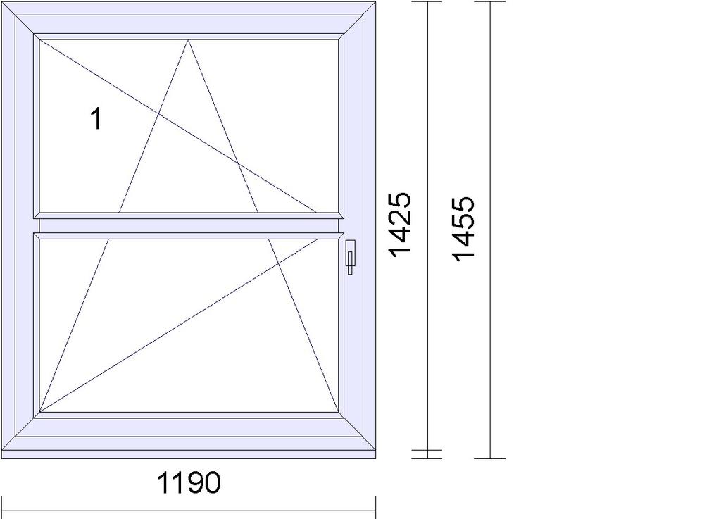 3 Barva rámu: 50 cremeweiß / bílá Barva křídla:50 cremeweiß / bílá Rozměry: 570mm x 570mm 1089,00 Kč 6 2 * 4-10-4-12-t4