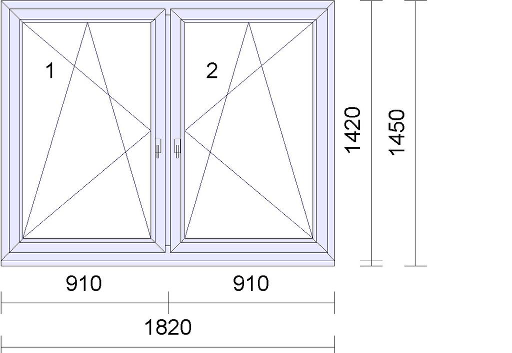 Otevíravě-sklopné 2 * Rozměry: 1790mm x 1420mm 6559,92 Kč 6560,00 Kč 2 * Barva 