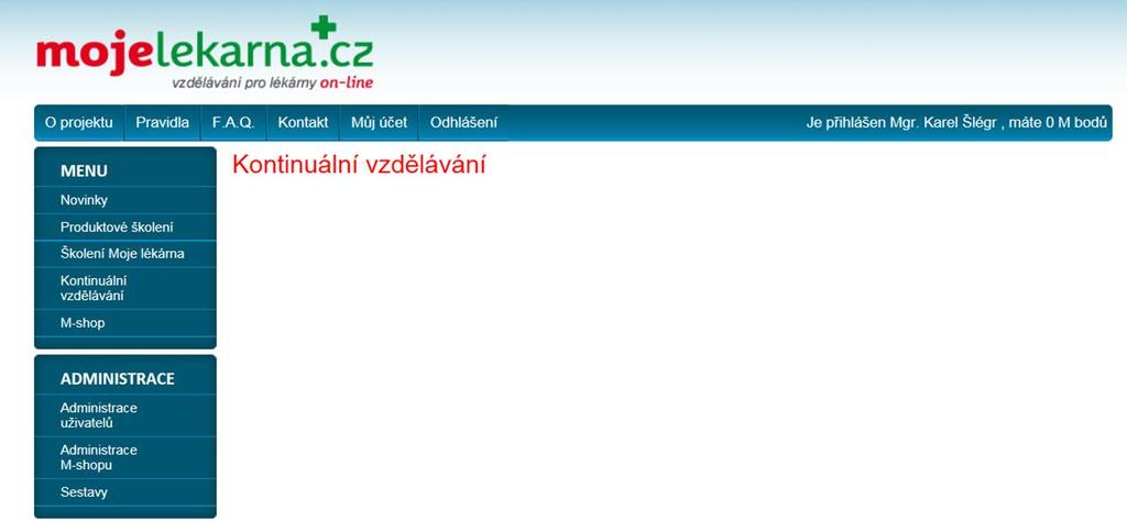Edukace odborná lékáren v