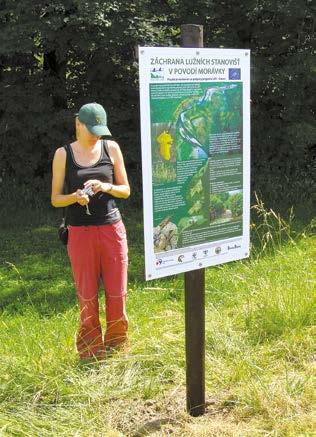 ZÁCHRANA LUŽNÍCH STANOVIŠŤ V POVODÍ MORÁVKY ZÁCHRANA LUŽNÍCH STANOVIŠŤ V POVODÍ MORÁVKY k vyhlášení dvou zvláště chráněných území.
