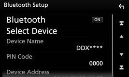 BLUETOOTH Připojování/odpojování spárovaného zařízení Bluetooth Lze připojit dvě zařízení zároveň. 1 Zobrazte obrazovku výběru zdroje/ možnosti.