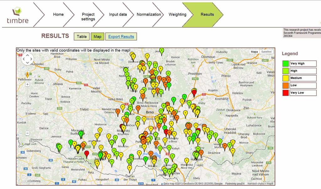 3. Charakteristika současného fungování Výsledky systému příklad Google maps za 2.