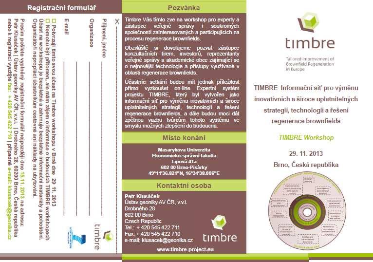 5. Informace o workshopu