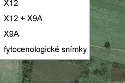 Z důvodu přehlednosti legendy byly jednotky použité v mapě uvedeny dle Katalogu biotopů České republiky (Chytrý et al. 2010).