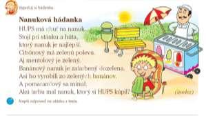 Návrh prípravy na vyučovaciu hodinu číslo 99 1. expozičná Šlabikár, strana 23, úloha riešenie hádanky 1. hodina, PÍSANIE Písanie, 5.