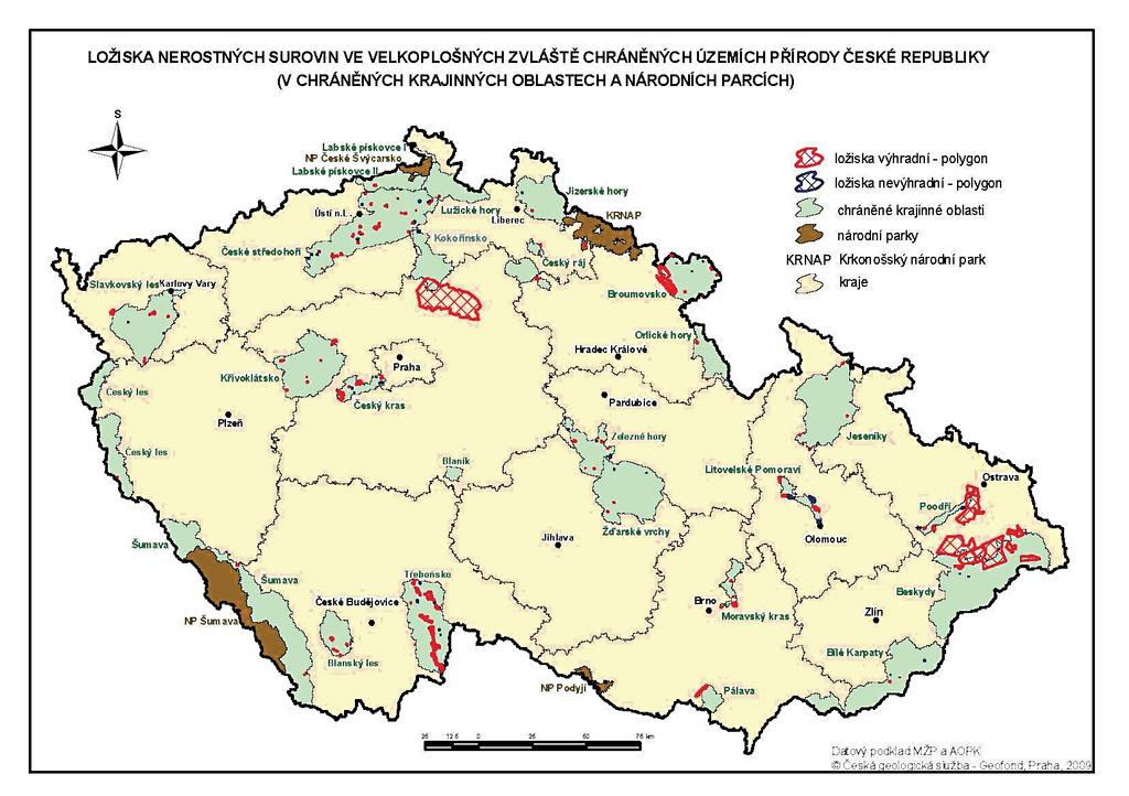 Životní prostředí a nerostné suroviny Těžba nerostných surovin a ochrana přírody 107 i jej předčit. Svědčí o tom nejen umělá jezera vzniklá např.