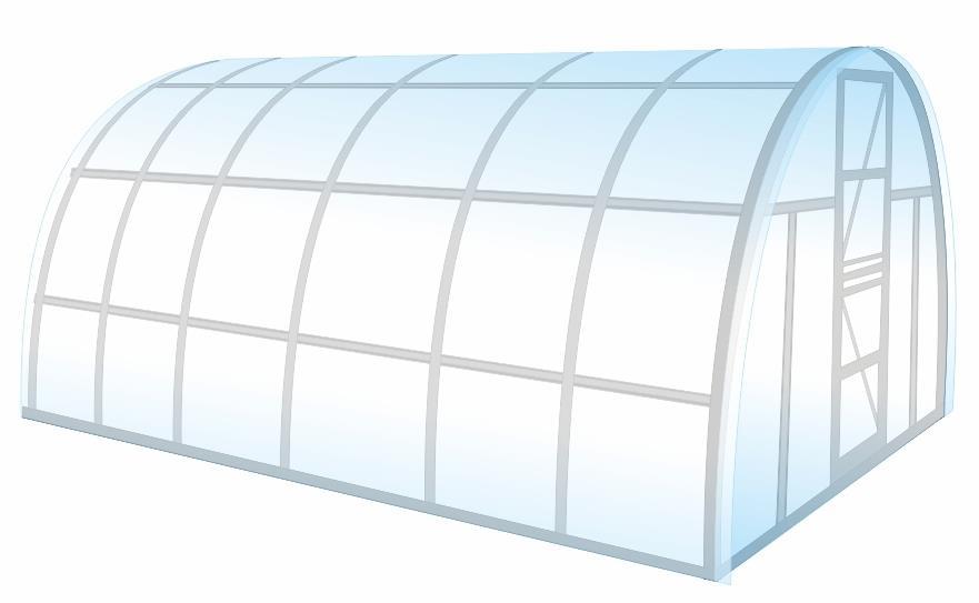 CZ - NÁVOD NA MONTÁŽ A ÚDRŽBU skleník LANITPLAST KYKLOP 3 x 8 m