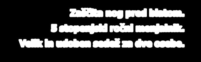 Športna zasnova z dinamično konstrukcijo okvirja iz enega dela.