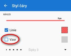 2018/08/31 11:34 31/36 Vzor (2) lze barvit stejně jako linii, viz výše.