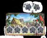 Přehled všech postav a budov Mlynářka Sládek Čarodějka Stráže Voják Hostinský Šlechtična Ve hře se nacházejí také dvojité karty. Na každé polovině je znázorněna jedna postava.