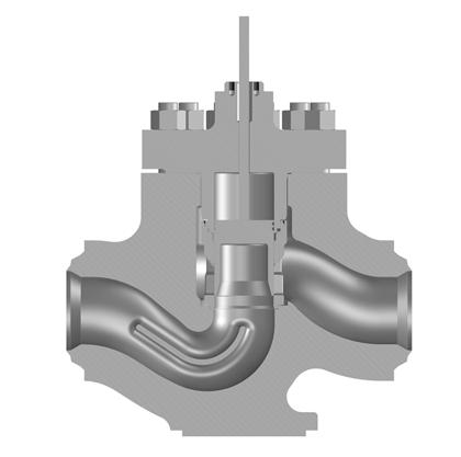 Těleso ventilu NPS 4 HP je dostupné s konci NPS 6. Těleso ventilu NPS 6 je nabízeno s konci NPS 8.