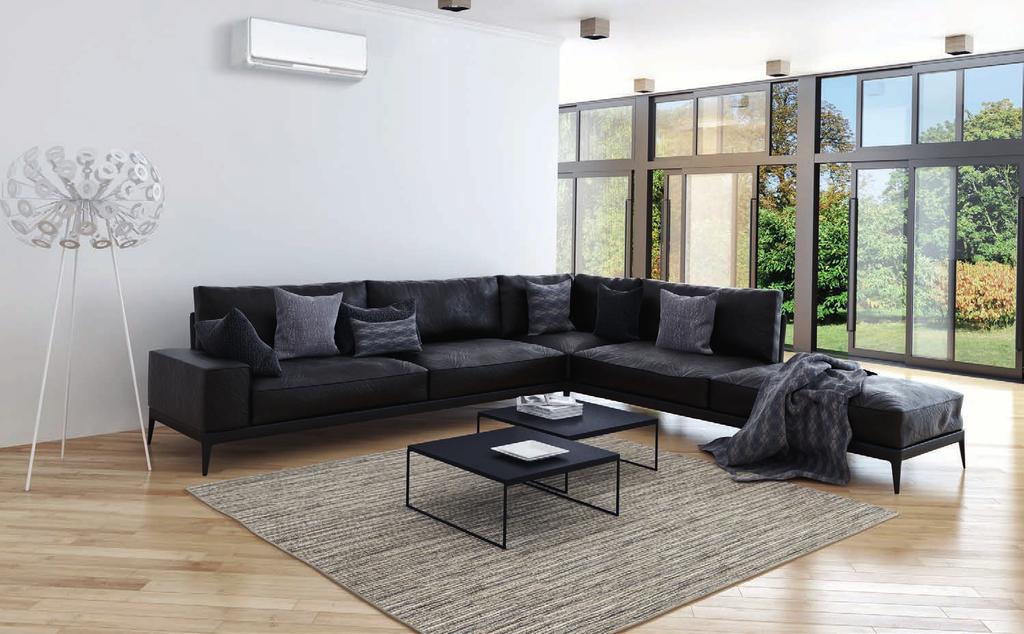 Výhody a vlastnosti Senzor ECO Operation Lock Powerful (maximální výkon) One Touch Clean Leave Home Comfort Airflow Timer Nerezově čisté Automatické čištění filtru Nástěnná jednotka Premium Model
