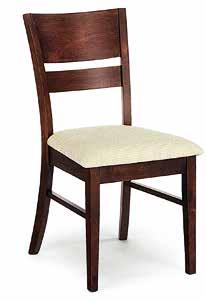 *218,- Stôl TOM2 a stolička TAMARA Stôl, dyhovaný buk alebo buk morený na orech/čerešňu, rozkladací,