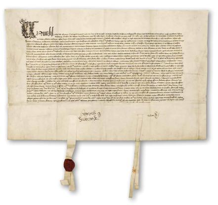 Příloha C: Přátelská smlouva uzavřená 18. července 1464 českým poselstvem s francouzským králem Ludvíkem XI.