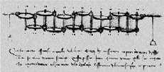 Počítače: cesta od starověku do konce 19. století 89 3.1 Leonardo da Vinci (cca 1500) Náčrtek konstrukce pravděpodobně prvního mechanického kalkulátoru (viz obr.