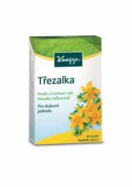 Léčiva a doplňky stravy Kneipp Krása a zdraví Kneipp Třezalka Doplněk stravy Třezalka tečkovaná je tradičně používanou bylinkou, která podporuje psychickou pohodu a utišuje nervový systém.
