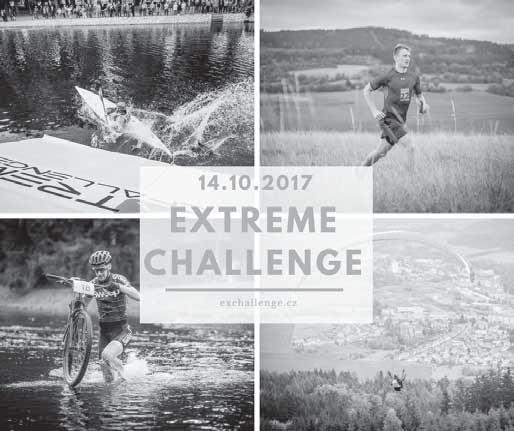 cyklistovi, který zdolá necelých 20 km terénu v okolí Svatoboru. Více se dozvíš na http://www.exchallenge.cz nebo https://www.facebook.