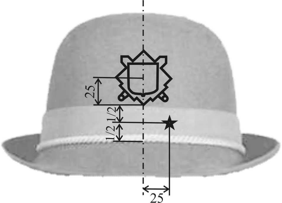 e) klobouk 97 pro ženy Hodnostní sbor mužstvo a hodnostní sbor poddůstojníci Hodnostní sbor praporčíci svobodnice, desátnice, četařka, rotná rotmistryně, nadrotmistryně, praporčice, nadpraporčice