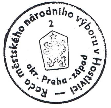 Kronika budování Hostivice 1976 1985 62 Došlo ke správním změnám: od 1. ledna 1949 byly naše obce přivtěleny k nově vzniklému okresu Praha západ a od 1. ledna 1950 došlo k jejich sloučení.