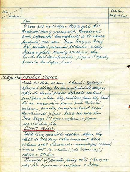 43 3. 2. Události v Maďarsku na podzim roku 1956 a vojenská opatření v Československu (dokumenty) Mgr. Martin Dubánek RSDr.