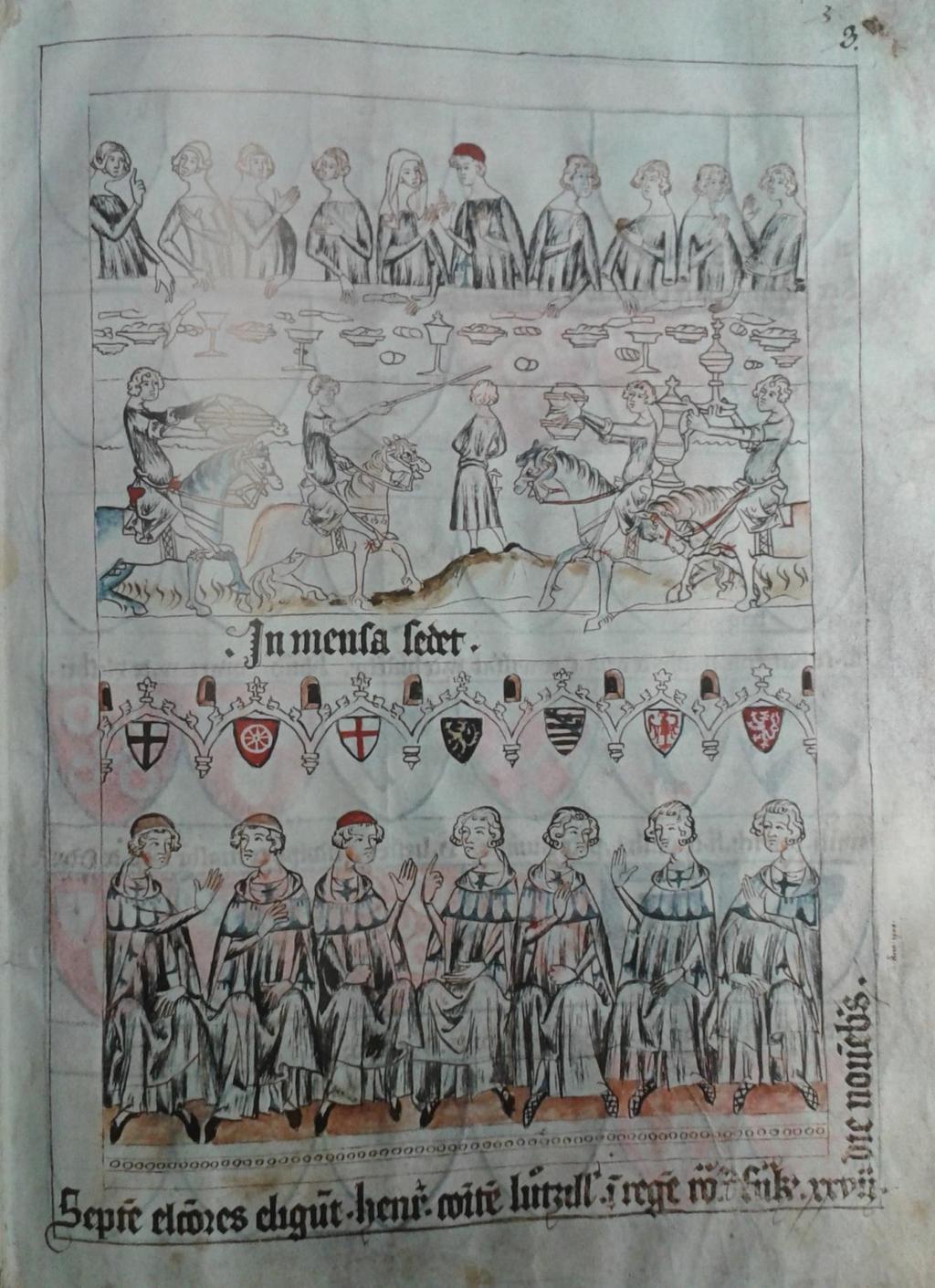 5. Codex Balduini/Balduineum, kol. 1340, zasedání u tabule 6.