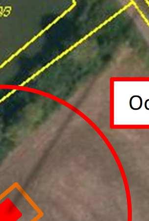 pásmo 25 m ČOV Oplocení