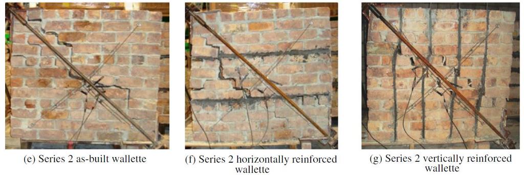 Diagonal shear behaviour of unreinforced masonry