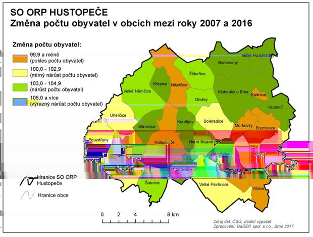 k obcím, kde počet obyvatel dlouhodobě výrazně roste. 3.