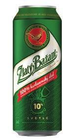 ZLATÝ BAŽANT 500 ml, 10 % 1 l = 0,900 0 45-34 % SMÄDNÝ MNÍCH RADLER 500 ml, rôzne druhy 1 l = 1,100 STEIGER SVETLÉ PIVO 0,5 l, 10 % 1 l = 0,660 Akciová cena nezahŕňa zálohu za fľašu