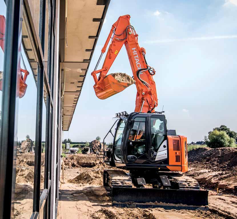 Řada ZAXIS-6 HYDRAULICKÉ RYPADLO Označení modelu : ZX135US 6 Jmenovitý výkon motoru : 78,5