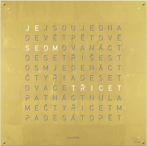QLOCKTWO JSOU NEPŘEHLÉDNUTELNÉ, V INTERIÉRU KAŽDÉHO OKAMŽITĚ ZAUJMOU A STANOU SE OBJEKTEM ZÁJMU. LIDÉ SE K NIM VRACEJÍ, ZKOUMAJÍ JE, SNAŽÍ SE PŘIJÍT NA TO, JAK TENHLE FASCINUJÍCÍ MECHANISMUS FUNGUJE.