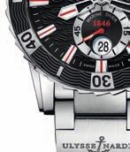 chodu 60 hod., chronograf, odpočet 10 min., safírové sklo, datumovka, vodotěsnost 100 m, 44 mm, řemínek kaučuk, 420 300 Kč 3.