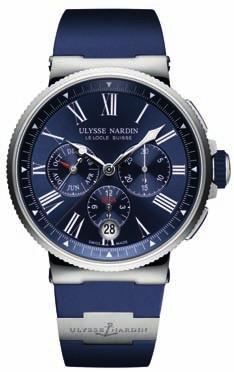 chodu, malá sekundovka, datumovka, vodotěsnost 300 m, 44 mm, náramek ocel, 239 800 Kč 4. Diver Chronograph, automat, ocel, rez. chodu 60 hod.