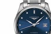 2 3 4 5 6 7 1. Longines Record, automat, ocel, rezerva chodu 64 hod.