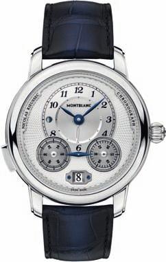 , chronograf, ukazatel dne, noci a druhého čas. pásma, datumovka, vodotěsnost 30 m, 44,80 mm, řemínek kůže, 197 500 Kč 3. Star Legacy Small Second, automat, ocel, rez. chodu 38 hod., luneta s 76 diam.