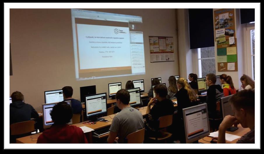 Webinář: KOMUNIKACE s CERTFIKÁTEM Dne 21.2.217 absolvovali žáci 4.