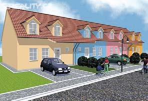 prodeje nových, nadstandardně prostorných, zděných RD 2-7+kk Rousínov, situováno uprostřed zahrad,