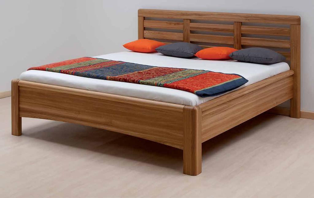 dvoulůžko dvoulůžka VIOLA designová edice v masivu Přírodní masivní dřevo 180x200, dub průběžný