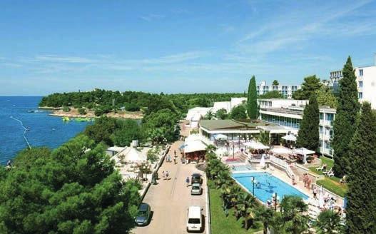 Poreč Hotel DELFIN** rodinné izby s dvomi miestnosťami nástup denne, pobyt od 5 nocí Poreč Apartmány ASTRA** Poloha: situovaný na slnečnom polostrove rekreačného strediska Zelena Laguna, 50 100 m od