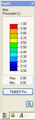 1 Úvod Panel Pokud jsou v určité úloze v RSTABu již k dispozici výsledky z modulu TIMBER Pro, pak lze daný případ z tohoto modulu nastavit v seznamu zatěžovacích stavů.