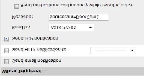 & IP watchdog může: odeslat e-mail / SNMP trap, ovládat lokální / vzdálené relé, odeslat HTTP/ONVIF příkaz, zapnout / vypnout