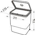 2 x 16 l / 1 x 16 l + 2 x 8 l / 4 x 8 l 370 x