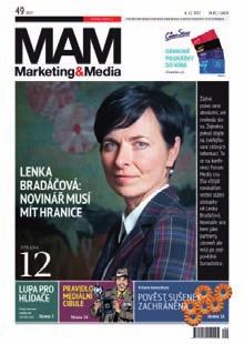 Objednávky: fax 224 800 373 18 Týdeník o médiích, marketingové komunikaci a kreativitě v reklamě. Týdeník Marketing & Media formáty (v mm) a ceny inzerce (v Kč) inzerce 1/1 Junior page 1/2 š. 1/2 v.