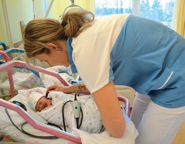 inhalace. Operační výkony se provádějí na centrálních operačních sálech, menší výkony na zákrokovém sálku na oddělení. Oddělení s akreditací pro vzdělávání lékařů má celkem 13 lůžek.
