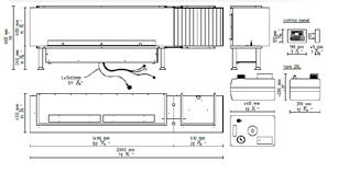 BIOKRBY Fire Line Automatic XT 8 280 VERZIE MODEL FLA XT + CASING,,C FLA XT + CASIING + BOX XT POPIS ohnisko + inštalačný box ohnisko s inštalačným boxom CENA S DPH 9 480 10 380 Technológia BEV