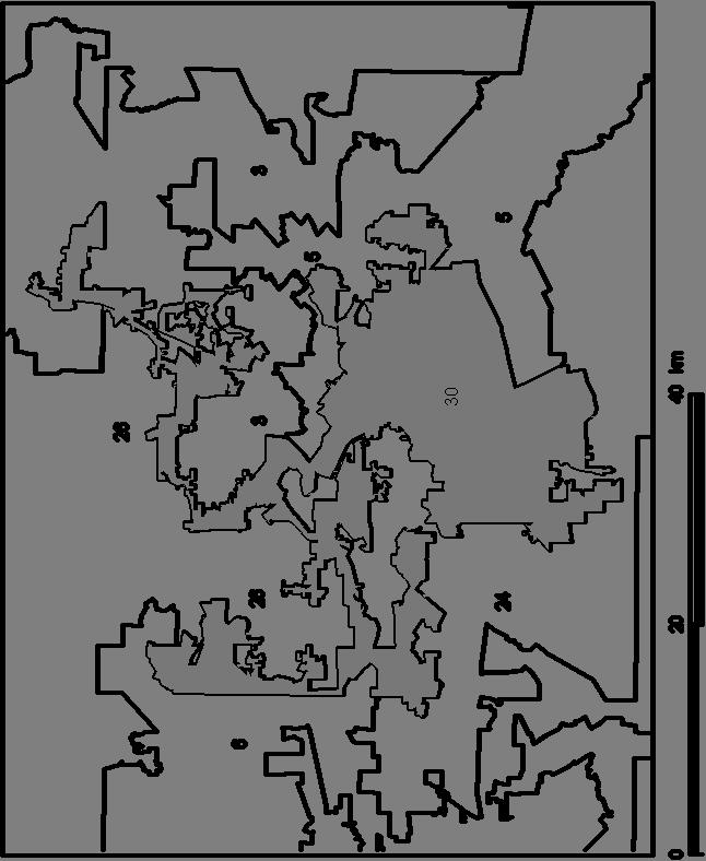 Gerrymandering Příklad: Dallas