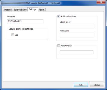 V systému Windows klikněte na tlačítko Start a zadejte Scanner (Skener) v části Program and File Search (Vyhledání programu a souboru).