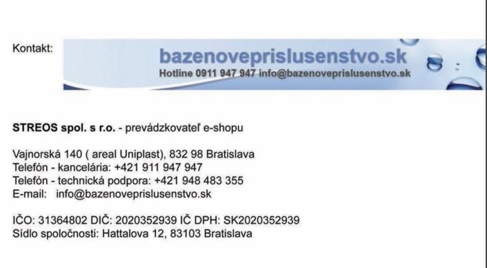 Záručné podmienky Záručné podmienky sa riadia obchodnými a záručnými podmienky Vášho dodávateľa.