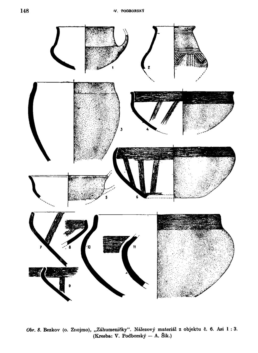 148 IV. PODBORSKÍ Obr. 8. Bezkov (o. Znojmo), Záhumenifiky".